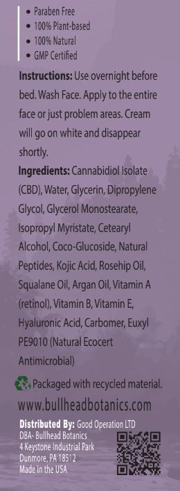 CBD Anti Wrinkle Cream